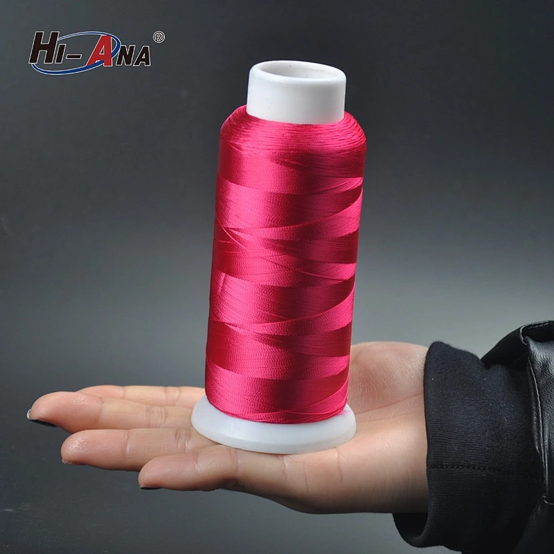 hi-ana thread3 Custom made print logo Multihead silk embroidery thread