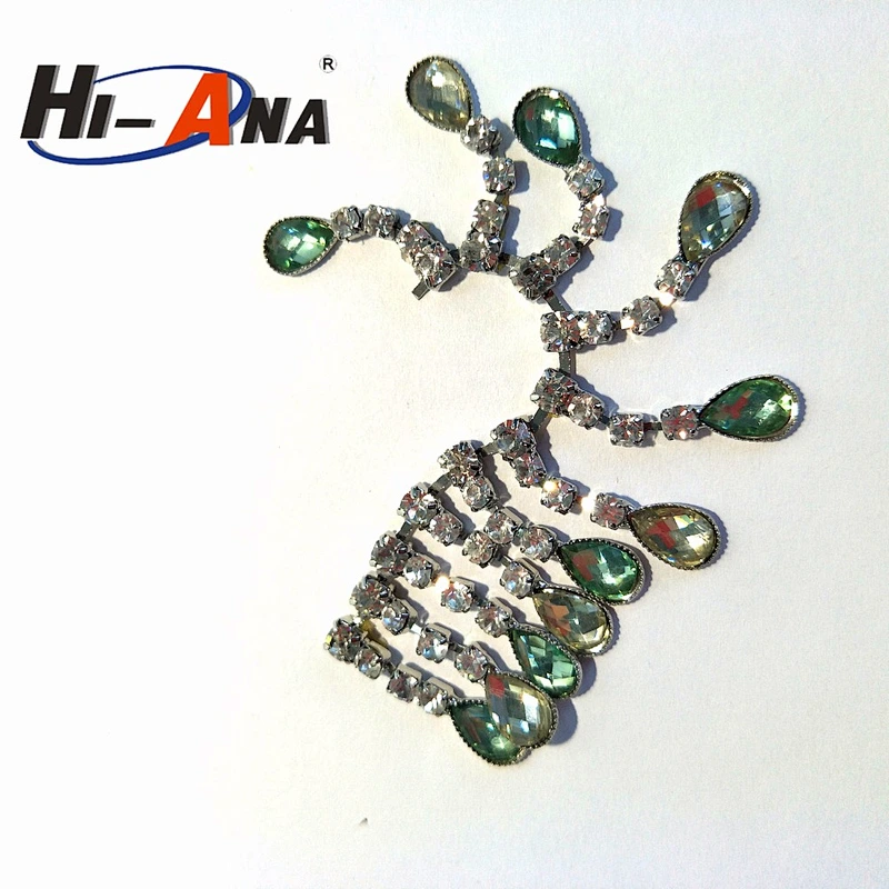 Accept OEM new products team various colors rhinestone strands by the yard