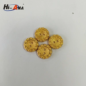 gold nickel free shank plastic garment button