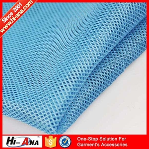 hi-ana fabric1 Trade assurance garment accessories 100 polyester tricot mesh fabric