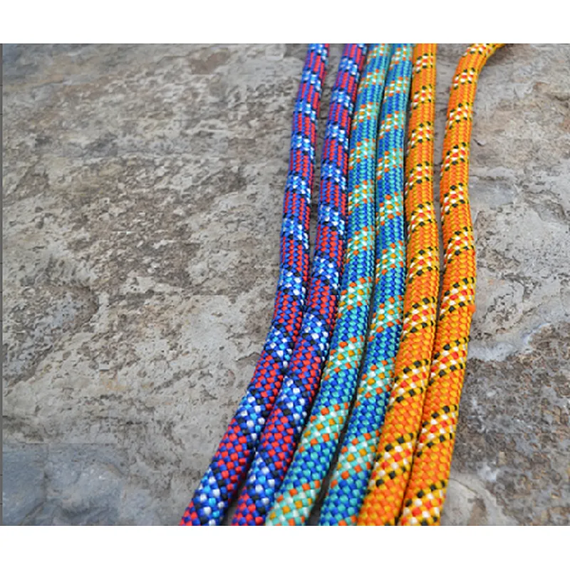 Outdoor power climbing safety rope high-altitude anti-fall insurance rope equipment