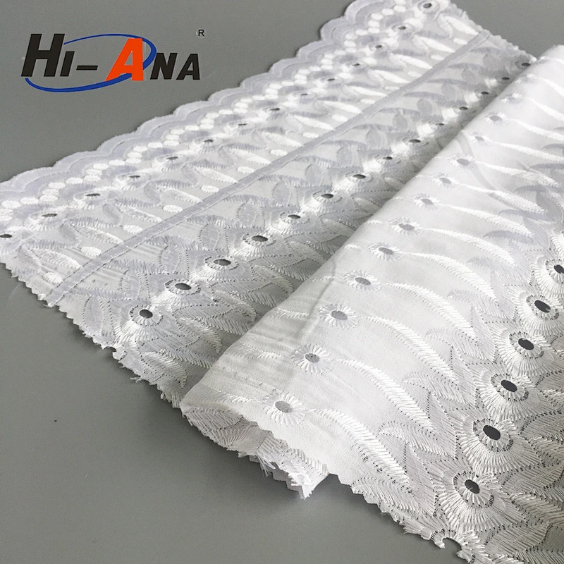 100% cotton lace fabric