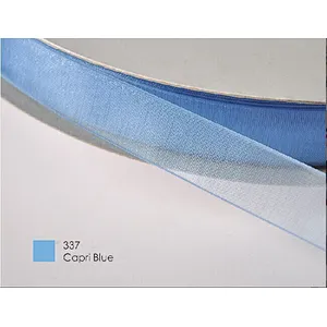 hi-ana ribbon 105 Most popular silk wired sheer organza ribbon for parties decoration