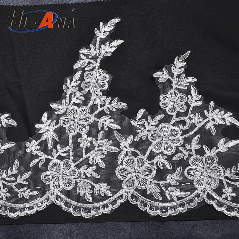 hi-ana lace3 One to one order following Cheaper hand embroidery beaded lace