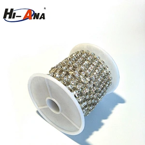 hi-ana rhinestone2 Over 15 Years experience various colors roll rhinestone cup chain