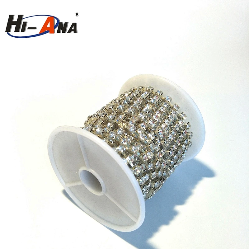 hi-ana rhinestone2 Over 15 Years experience various colors roll rhinestone cup chain
