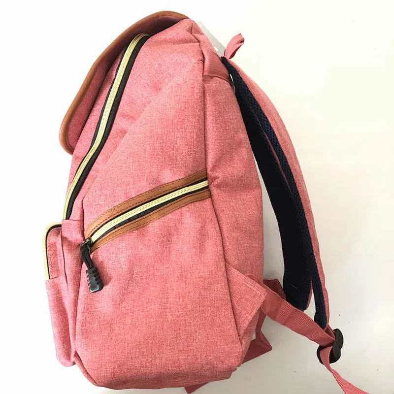 Wholesale Stylish High Capacity Mummy Baby Diaper Backpack Mom Dad Big Bags With Multi-function