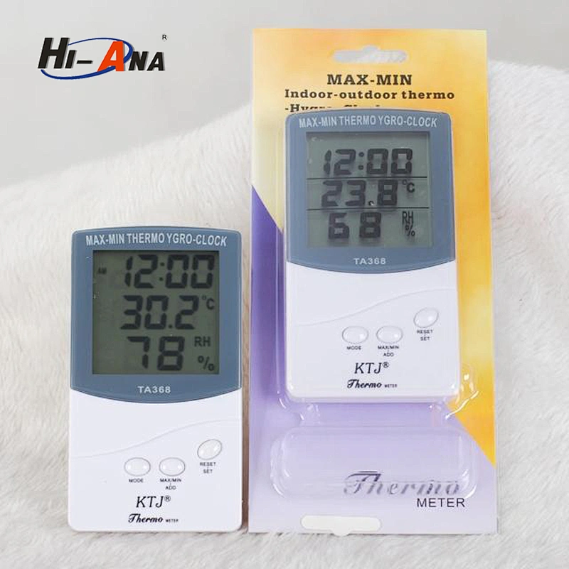 [Three-year warranty]Indoor thermometer Electronic thermometer Hygrometer Weather Station Alarm Clock for Indoor Room