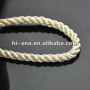 Dia:6mm Fashion Decorative rope for curtain China supplier
