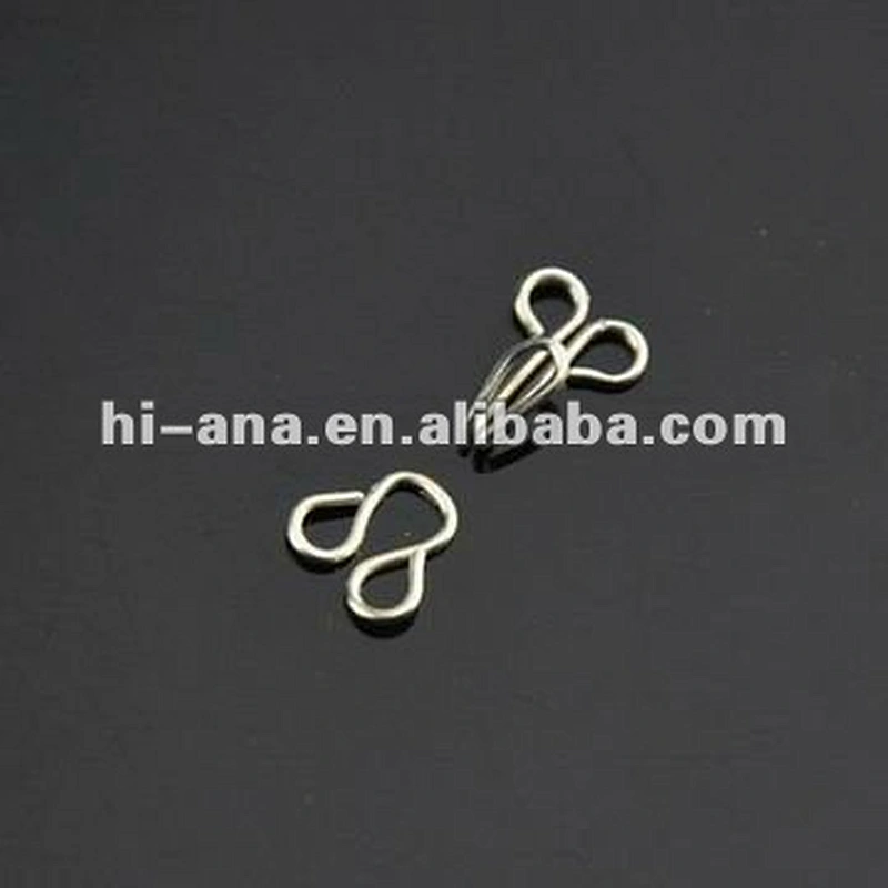3# metal hook and eye buttons for bra China supplier