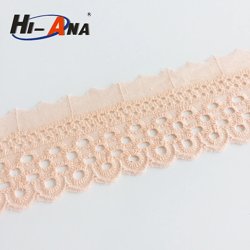 raw white cotton guipure lace