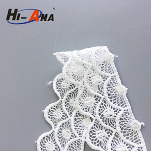 Stict QC 100% wholesale ladies bridal water soluble lace fabric