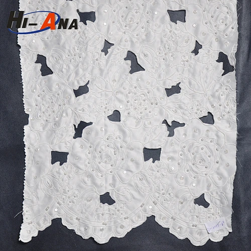 hi-ana lace1 Rapid and efficient cooperation Hot sale guipure embroidery lace fabric