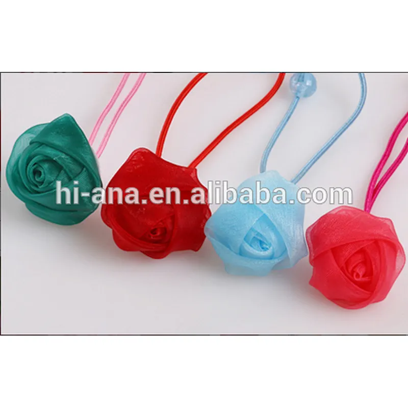 100 3.5cm snow ribbon with rose bud DIY hand flowers clothing accessories accessories three-dimensional bud