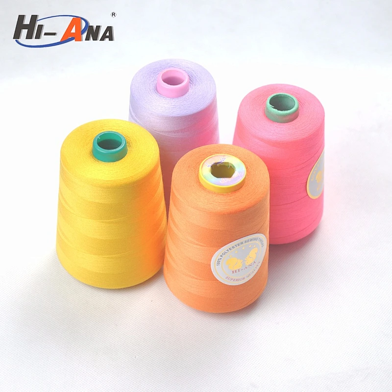 hiana thread2 Fully stocked hot selling 100% spun polyester sewing thread