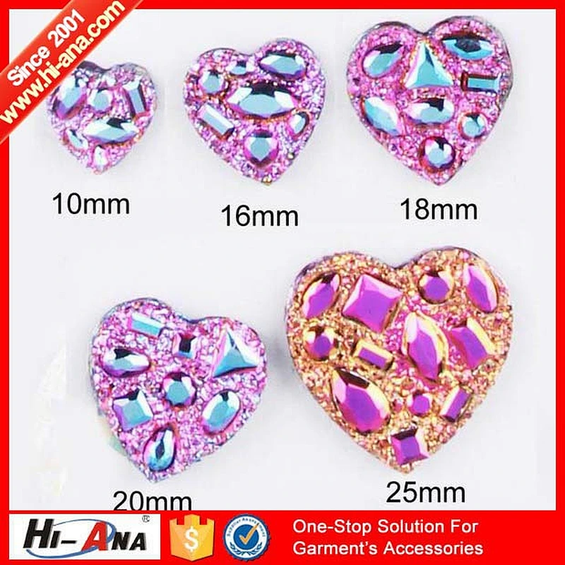 Team race and club Sparkly resin rhinestone beads