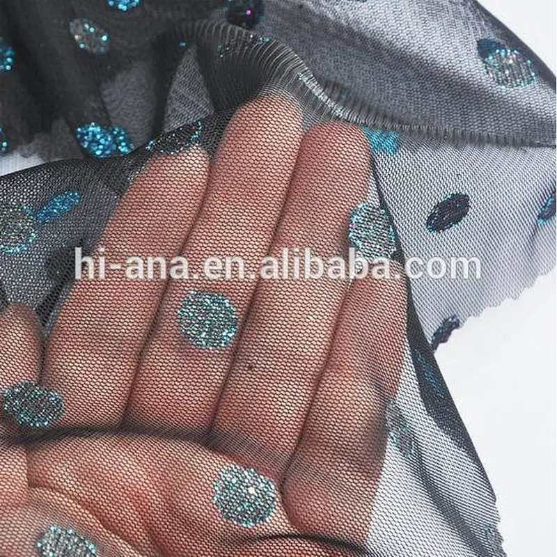 glitter mesh fabric