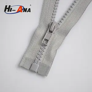 Top quality control color teeth silver zipper