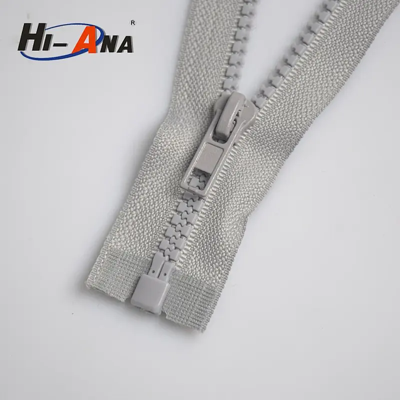 Top quality control color teeth silver zipper