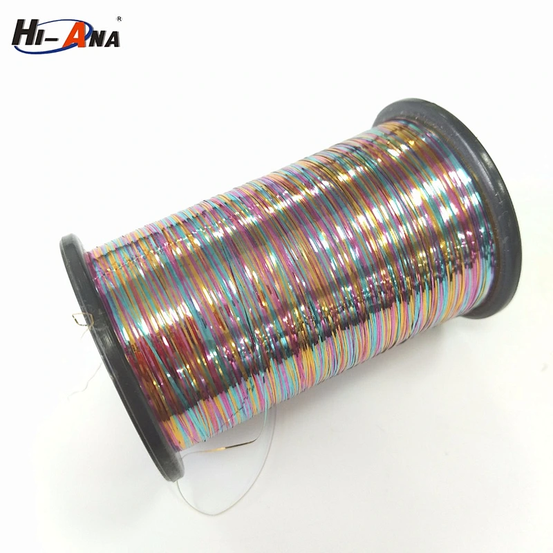 Metallic Yarn bobbin with Multicolor