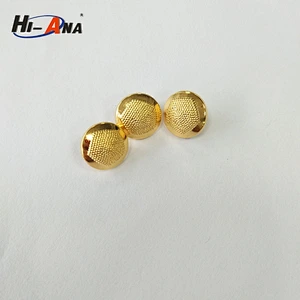 plating gold shank plastic button