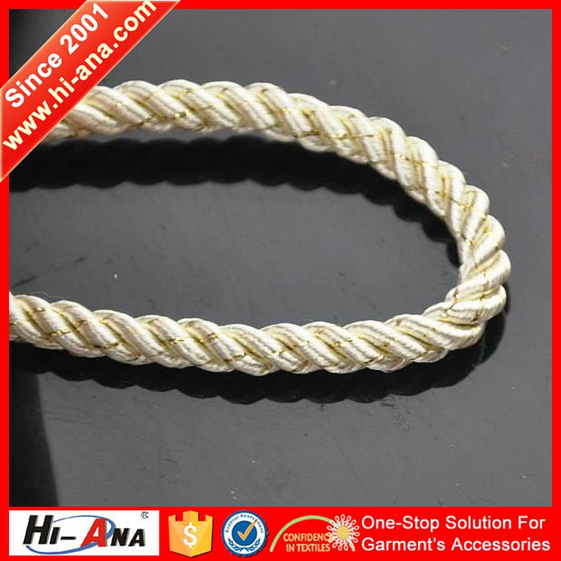 hi-ana cord3 Direct factory prices hot sale cheap 6MM twisted cord
