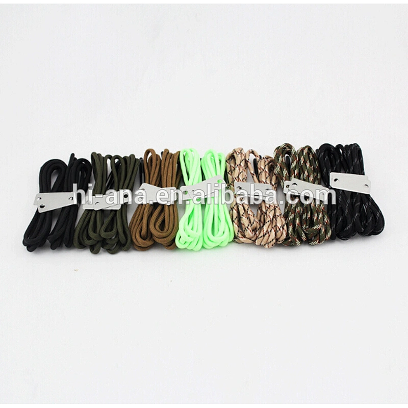 550 seven-core umbrella rope climbing laces outdoor sports shoelaces special-purpose multi-function ignition to survive shoelace