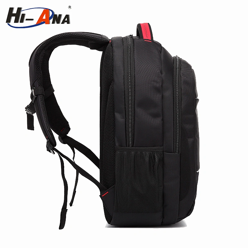 Zipper men's leisure schoolbag double shoulder bag men's Korean version of computer bag large capacity outdoor travel backpack