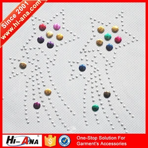 20 QC staffs ensure the quality Ningbo rhinestone transfer