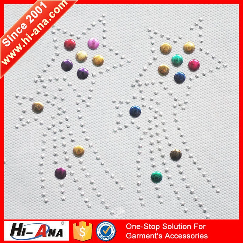 20 QC staffs ensure the quality Ningbo rhinestone transfer