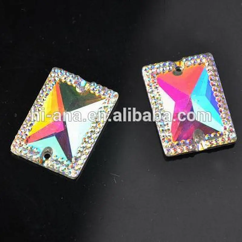 Colored resin stone