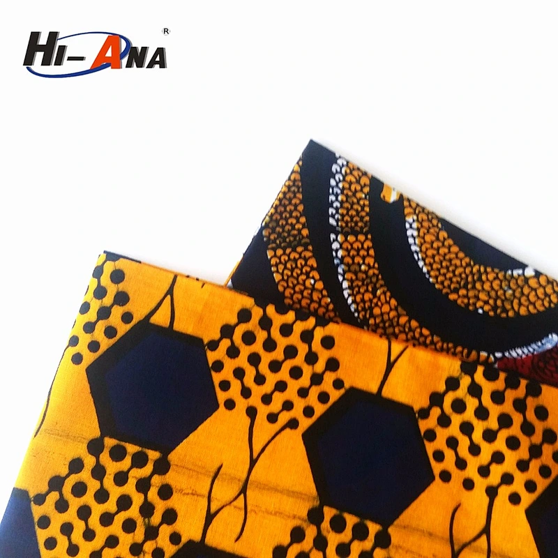 hi-ana fabric2 20 QC staffs ensure the quality Multicolor ankara african wax print fabric
