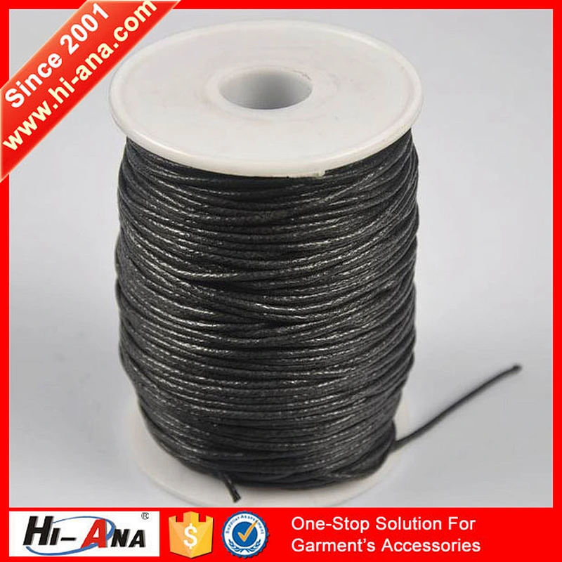hi-ana cord3 1Stict QC 100% different style cotton wax cord