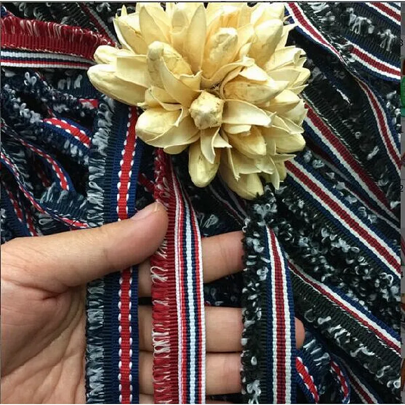 hi-ana ribbon 296 New novel design ribbon tassel making jacquard ribbon for sale