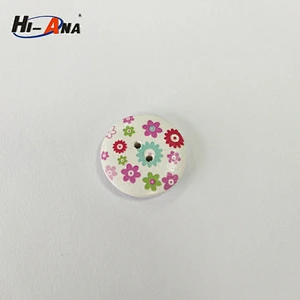 painted wooden buttons
