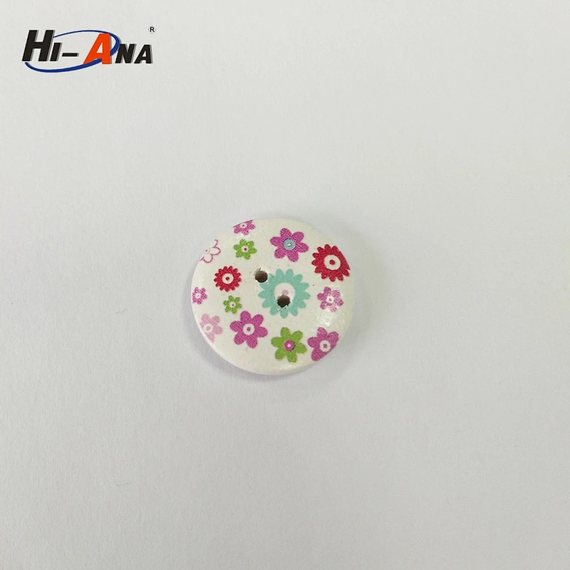 painted wooden buttons