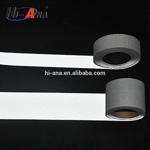 hi-ana reflective1 Direct factory prices high intensity silver reflective fabric