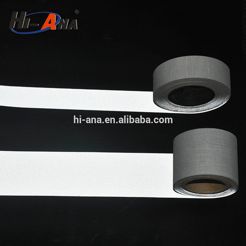 hi-ana reflective1 Direct factory prices high intensity silver reflective fabric