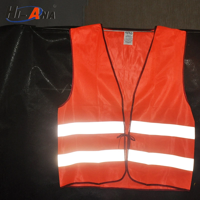 hi-ana reflective2 15 years factory experience Good Price safety reflective red jacket
