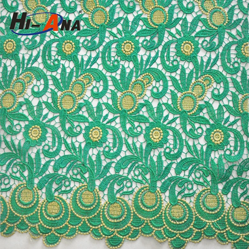 hi-ana fabric1 20 QC staffs ensure the quality Fashion design fabric lace