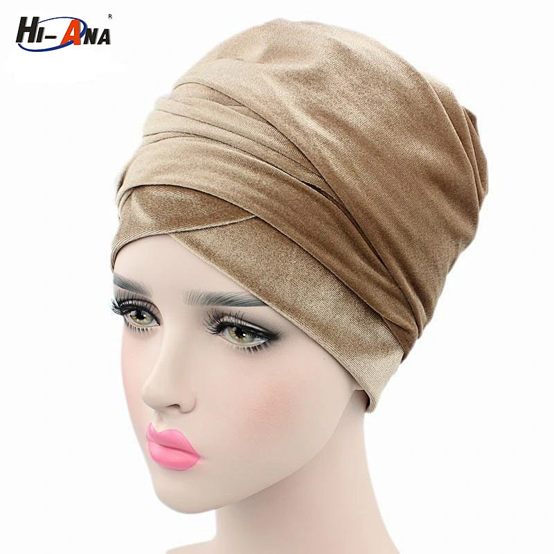 HI-ANA Musilm velvet turban head wrap head tie
