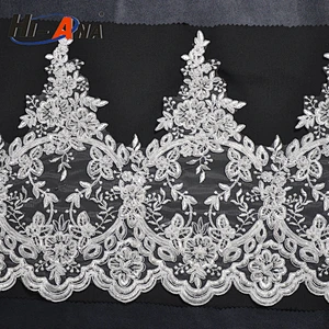 Over 95% accessories exported wholesale ladies bridal saree embroidery lace