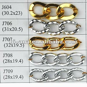 fashion alum chain trim for decoration