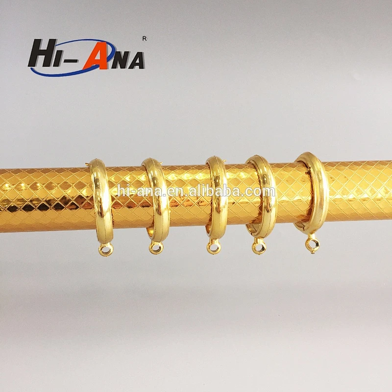 Fashion Gold color Curtain Rod with Head and Ring,curtain rod, curtain accessories