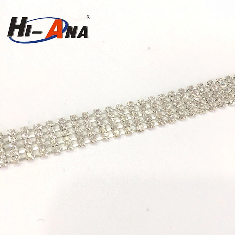 Accept OEM new products team wholesale promotional rhinestone ribbons