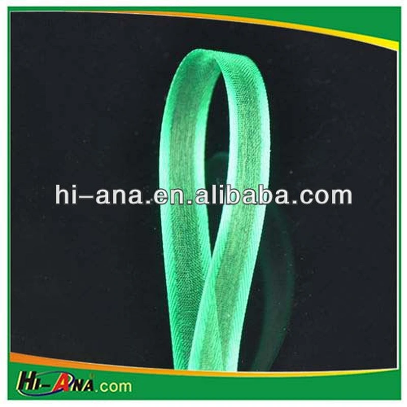 Nylon Organza Ribbon Manufacturerwith Broad Edge 3/8