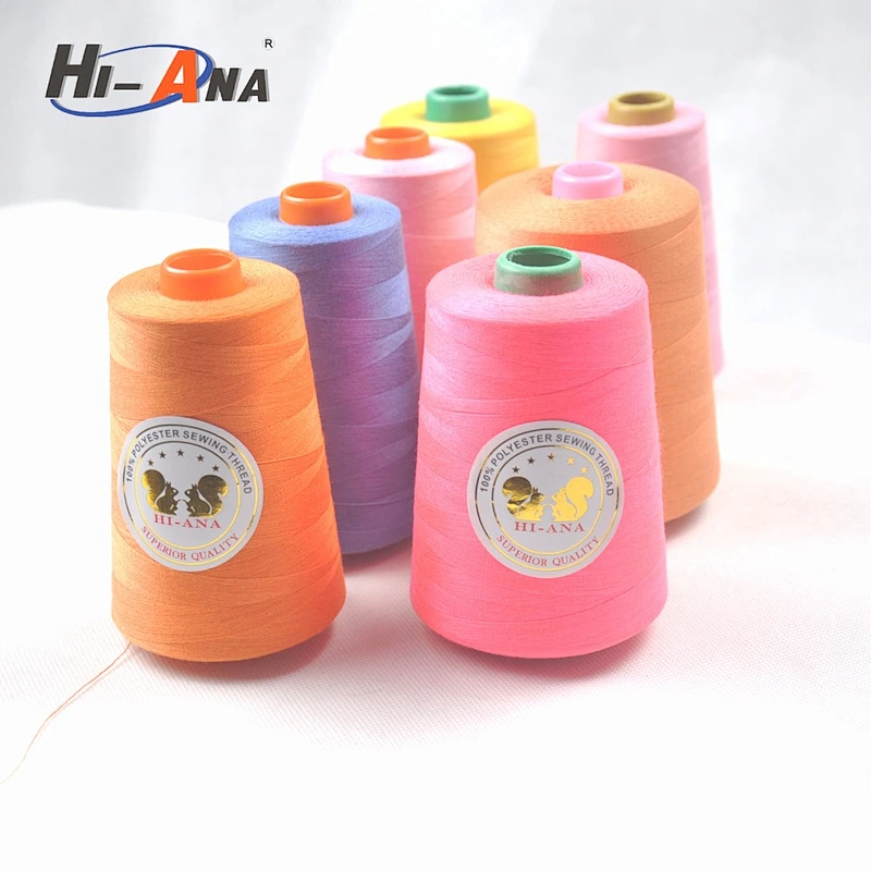 Fancy Colored 100% Polyester Sewing Thread 40/2