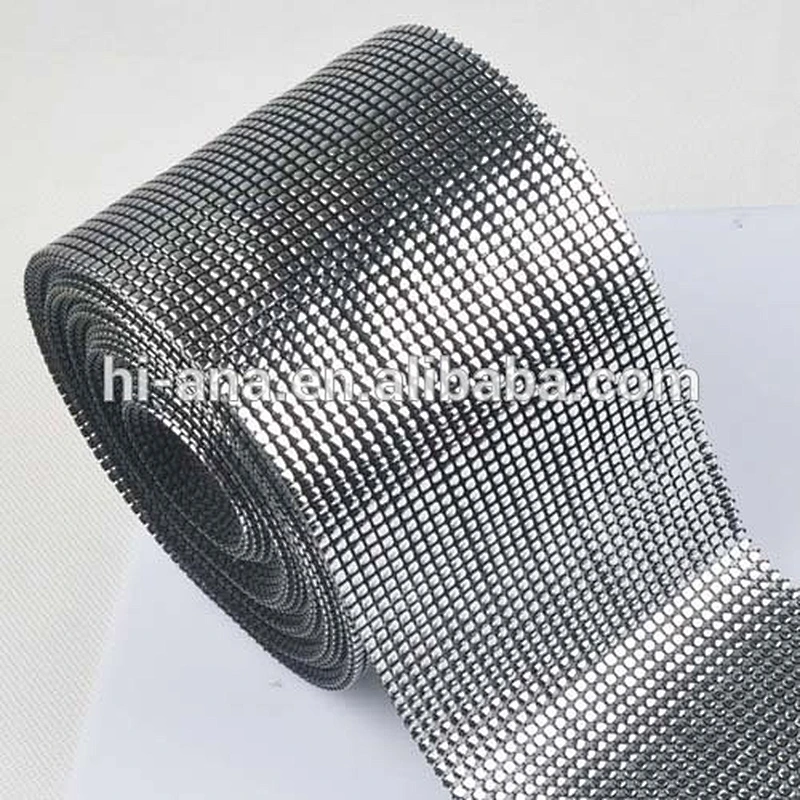 24 rows rhinestone mesh