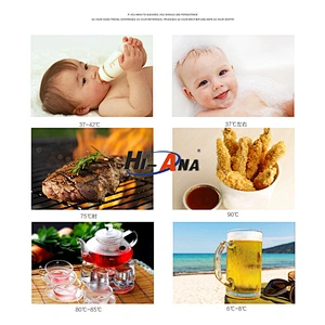 [Two-year warranty]Extended temperature detector, food temperature, water temperature, thermometer