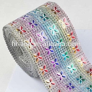 plastic rhinestone mesh
